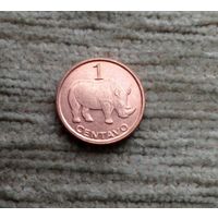 Werty71 Мозамбик 1 сентаво 2006 Носорог