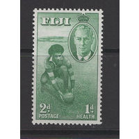 Фиджи 1951**  Регби, Георг VI (SG 277)