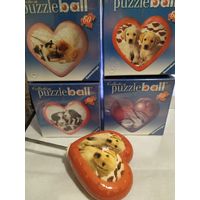 Паззлы шары(мини) Равенсбургер(Германия) 60 элементов (одним лотом),маленькие подарки на Рождество