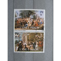 Продажа коллекции с 1 рубля! Искусство на почтовых марках мира.