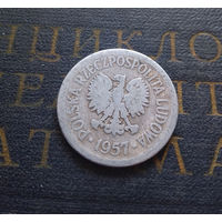 1 злотый 1957 Польша #01