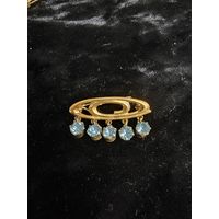 Винтажная брошь СССР "Капли росы"