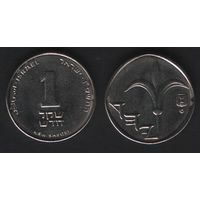 Израиль km160a 1 шекель 2006 год (v) (обращ) (p0 ТОРГ