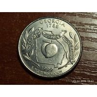 США 25 центов 1999 Джорджия квотер