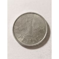 Финляндия 1 пенни 1973