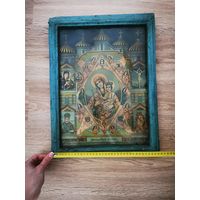 Чудотворная икона Неопалимая Купина 19в
