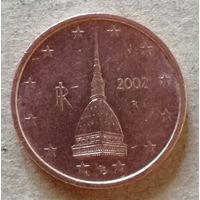 Италия 2 евроцента 2002 год, KM# 211