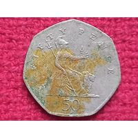 Великобритания 50 пенсов 2004 г.