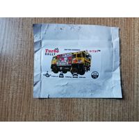 Вкладыш Turbo Rally 24 наклейки фантики авто auto турбо