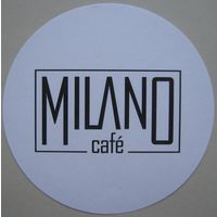 Подставка ресторана "Milano". / Минск/. Диаметр 90 мм. Бумага.