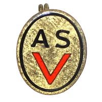 ГДР. Значок Армейского спортивного объединения "Форвертс" (Armee Sportvereinigung Vorwаrts)