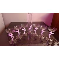 Редкость Лауша Бимини балерины, ликерный набор, супер состояние, с рубля