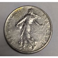 Франция 1/2 франка 1977