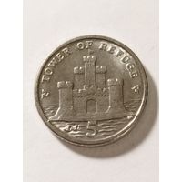 Остров Мэн 5 пенсов 2015