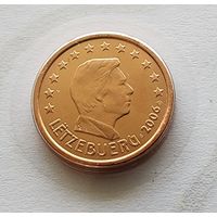 Люксембург  1 евроцент, 2006 из официального набора BU