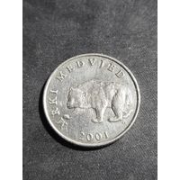 Хорватия 5 кун 2001