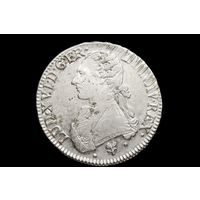 Талер (экю) 1786 г. Франция, Людовик XVI