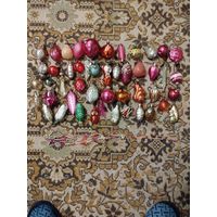 Лот ёлочных игрушек (4),50 штук,с рубля