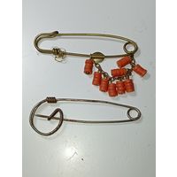 Заколка с рубля .