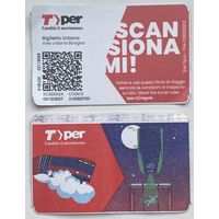 Карточки на проезд Италия. Цена за 1 шт.