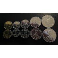 Бруней Набор монет 1 5 10 20  50 сен 2017-2021 UNC