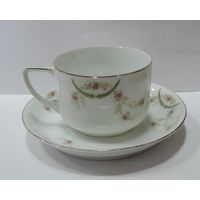 Чайная фарфоровая пара фирмы "Rosenthal" 60-е годы Германия.