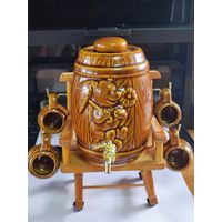 Набор из глины для ликера, коньяка.