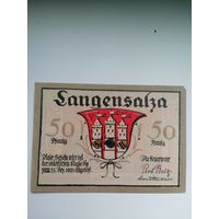 Нотгельды 50 пф. 1921 г. с рубля