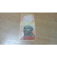 5 боливаров 19,08,2014 Венесуэлы * 50004594