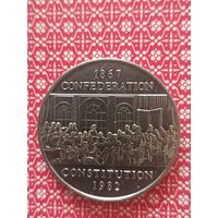 Канада 1 доллар 1982 конституции 115 лет