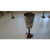 Рюмка Серебро 875 СССР с рубля