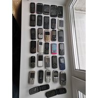 Мобильные телефоны NOKIA SAMSUNG SIEMENS MOTOROLA PHILIPS HTC SONY мобильники 32 штуки с 1 рубля