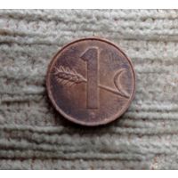 Werty71 Швейцария 1 раппен 1970 рапп