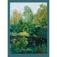 Картина пейзаж А. Серпин 2025г