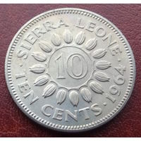 Сьерра-Леоне. 10 центов 1964