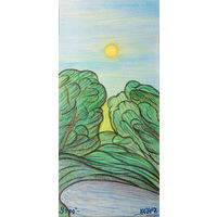 Утро (11), пастель, бумага, 2007, Котов Олег