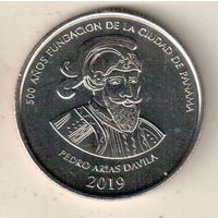 Панама 1/2 бальбоа 2019 500 лет основанию Панамы