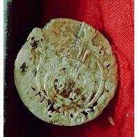 Польша 1 полторак 1633 Сигизмунд III не частая, штемпель после смерти