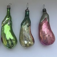 Елочная игрушка баклажан СССР цена за единицу К.7