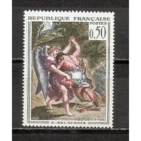 ФФ5 Франция 1963 Борьба Иакова с ангелом