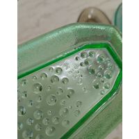 Селедтчницы СССР 5 шт цветное стекло