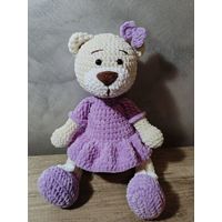 Плюшевая мягкая игрушка амигуруми "Мишка" интерьер ручная работа handmade кукла
