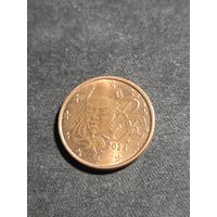 Франция 2 евроцента 2024 ( 1 ПРЕДЛОЖЕНИЕ НА АУ )