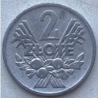 Польша 2 злотых 1974 г.