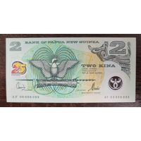 Папуа Новая Гвинея - 2 кина 2000г полимер UNC (25 лет независимости)