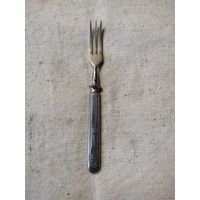 Вилка, вилочка СССР, трехзубая, агитация, пионерия, нерж. См. описание.