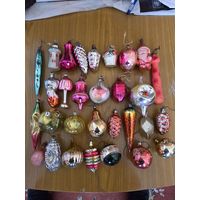 Лот ёлочных игрушек