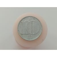 10 геллеров Чехословакия 1975 год  лот 44