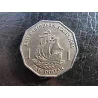 Восточные Карибы. 1 доллар, 1989. С 20 копеек. Распродажа коллекции. Смотрите другие лоты.