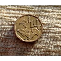 Werty71 ЮАР 10 центов 1992